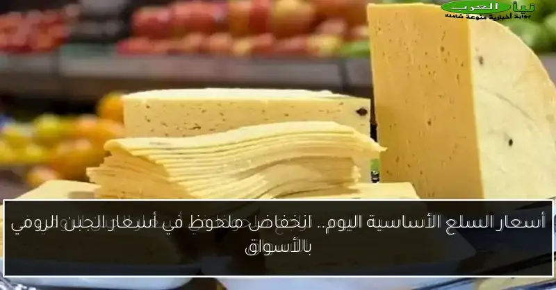 أسعار السلع الأساسية اليوم.. انخفاض ملحوظ في أسعار الجبن الرومي بالأسواق