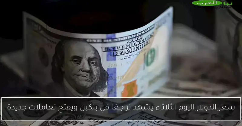 سعر الدولار اليوم الثلاثاء يشهد تراجعًا في بنكين ويفتح تعاملات جديدة