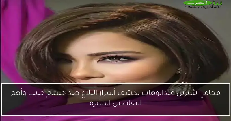 محامي شيرين عبدالوهاب يكشف أسرار البلاغ ضد حسام حبيب وأهم التفاصيل المثيرة
