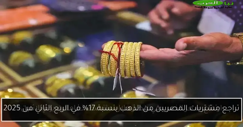 تراجع مشتريات المصريين من الذهب بنسبة 17% في الربع الثاني من 2025