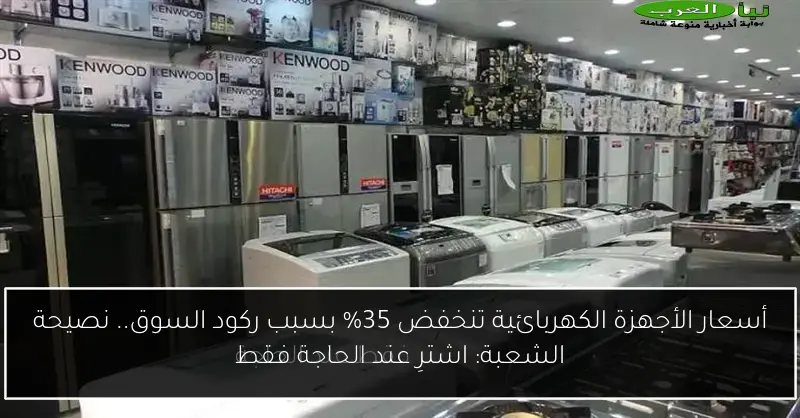 أسعار الأجهزة الكهربائية تنخفض 35% بسبب ركود السوق.. نصيحة الشعبة: اشترِ عند الحاجة فقط