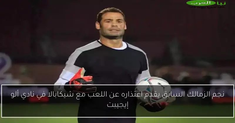 نجم الزمالك السابق يقدم اعتذاره عن اللعب مع شيكابالا في نادي ألو إيجيبت
