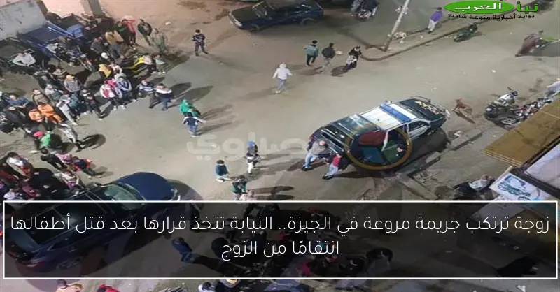 زوجة ترتكب جريمة مروعة في الجيزة.. النيابة تتخذ قرارها بعد قتل أطفالها انتقامًا من الزوج