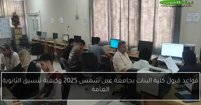 قواعد قبول كلية البنات بجامعة عين شمس 2025 وكيفية تنسيق الثانوية العامة