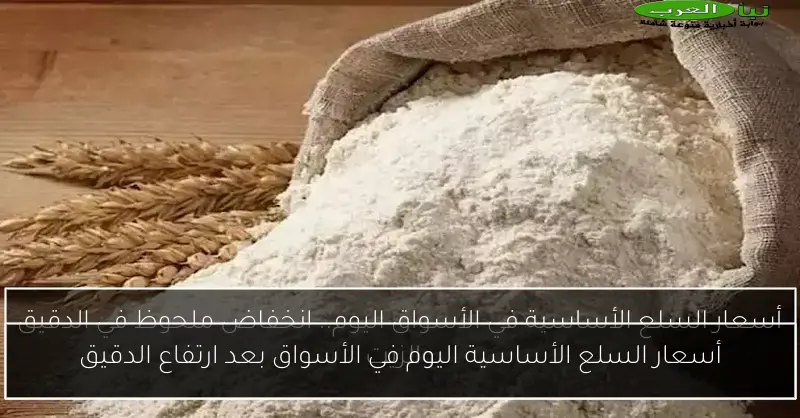 أسعار السلع الأساسية اليوم في الأسواق بعد ارتفاع الدقيق