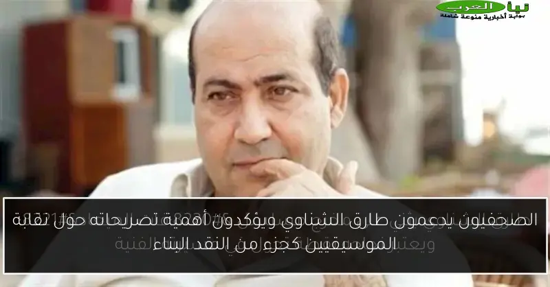 الصحفيون يدعمون طارق الشناوي ويؤكدون أهمية تصريحاته حول نقابة الموسيقيين كجزء من النقد البناء