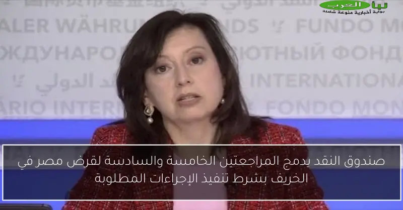 صندوق النقد يدمج المراجعتين الخامسة والسادسة لقرض مصر في الخريف بشرط تنفيذ الإجراءات المطلوبة