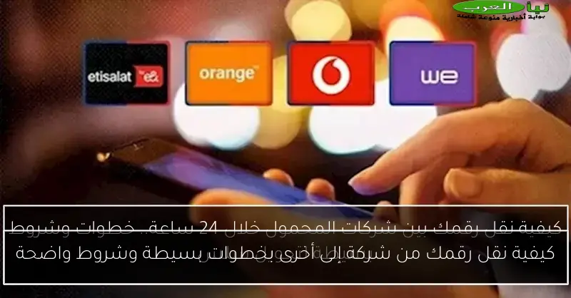 كيفية نقل رقمك من شركة إلى أخرى بخطوات بسيطة وشروط واضحة