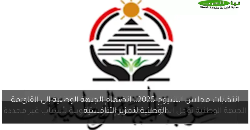 انتخابات مجلس الشيوخ 2025.. انضمام الجبهة الوطنية إلى القائمة الوطنية لتعزيز التنافسية