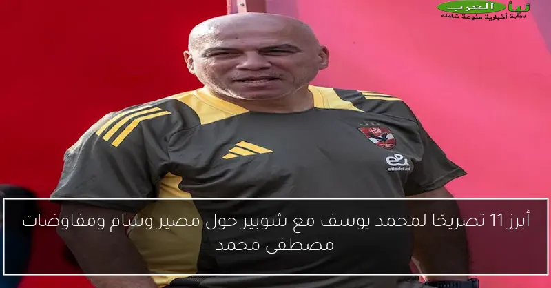 أبرز 11 تصريحًا لمحمد يوسف مع شوبير حول مصير وسام ومفاوضات مصطفى محمد