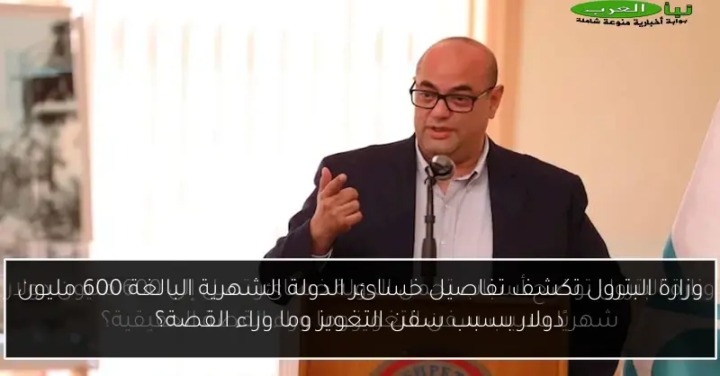 وزارة البترول تكشف تفاصيل خسائر الدولة الشهرية البالغة 600 مليون دولار بسبب سفن التغويز وما وراء القصة؟