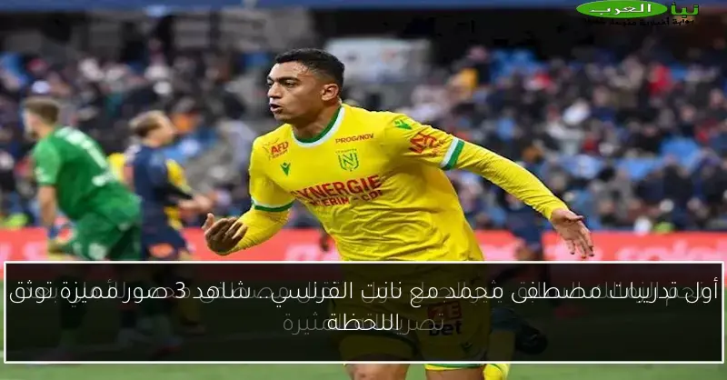 أول تدريبات مصطفى محمد مع نانت الفرنسي.. شاهد 3 صور مميزة توثق اللحظة
