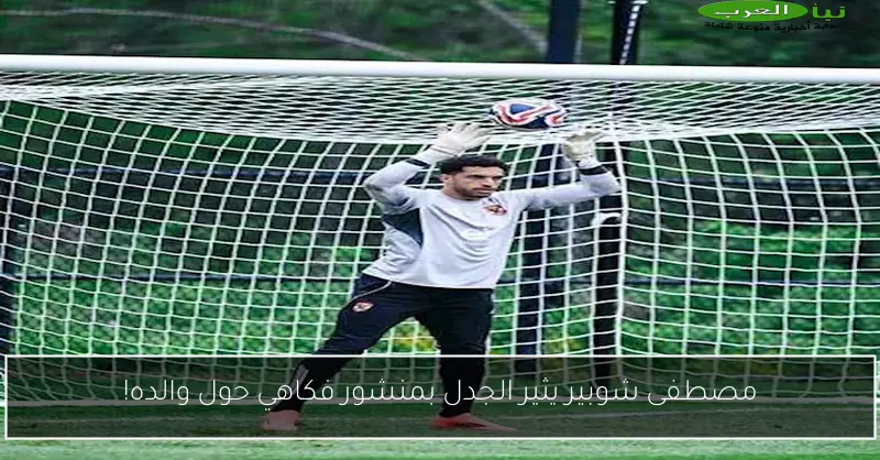 مصطفى شوبير يثير الجدل بمنشور فكاهي حول والده!