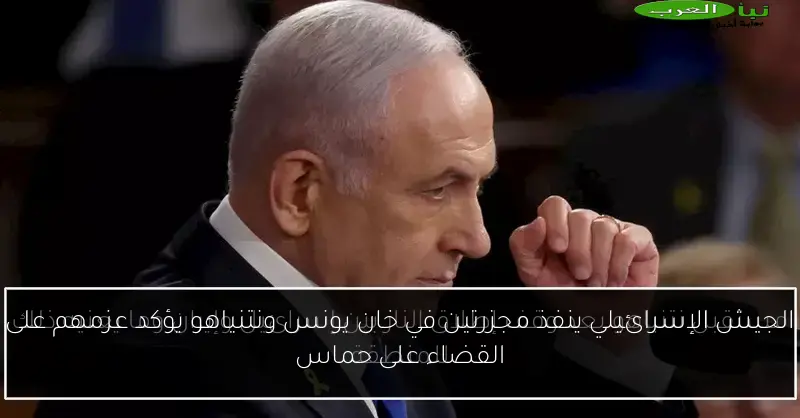 الجيش الإسرائيلي ينفذ مجزرتين في خان يونس ونتنياهو يؤكد عزمهم على القضاء على حماس