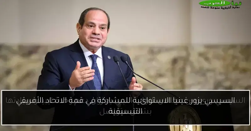 السيسي يزور غينيا الاستوائية للمشاركة في قمة الاتحاد الأفريقي التنسيقية