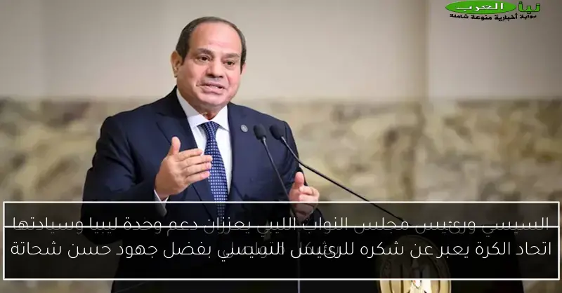 اتحاد الكرة يعبر عن شكره للرئيس السيسي بفضل جهود حسن شحاتة