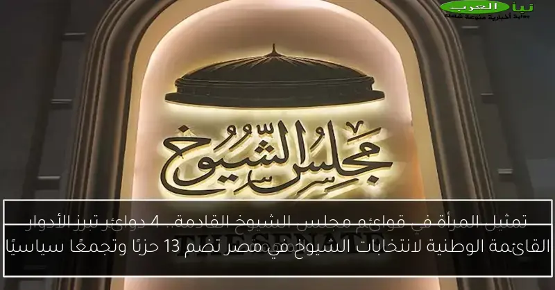 القائمة الوطنية لانتخابات الشيوخ في مصر تضم 13 حزبًا وتجمعًا سياسيًا
