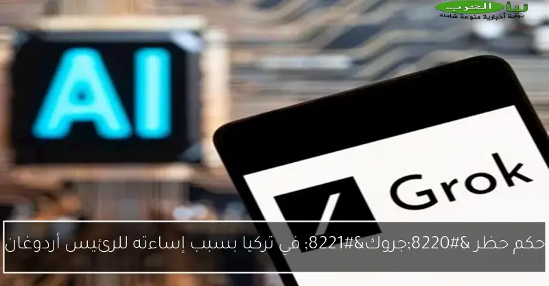 حكم حظر “جروك” في تركيا بسبب إساءته للرئيس أردوغان