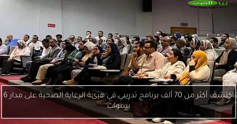 اكتشف أكثر من 70 ألف برنامج تدريبي في هيئة الرعاية الصحية على مدار 6 سنوات
