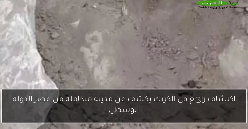 اكتشاف رائع في الكرنك يكشف عن مدينة متكاملة من عصر الدولة الوسطى