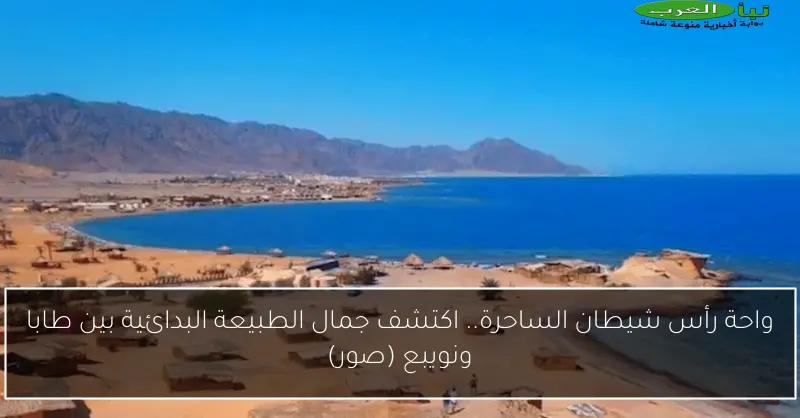 واحة رأس شيطان الساحرة.. اكتشف جمال الطبيعة البدائية بين طابا ونويبع (صور)