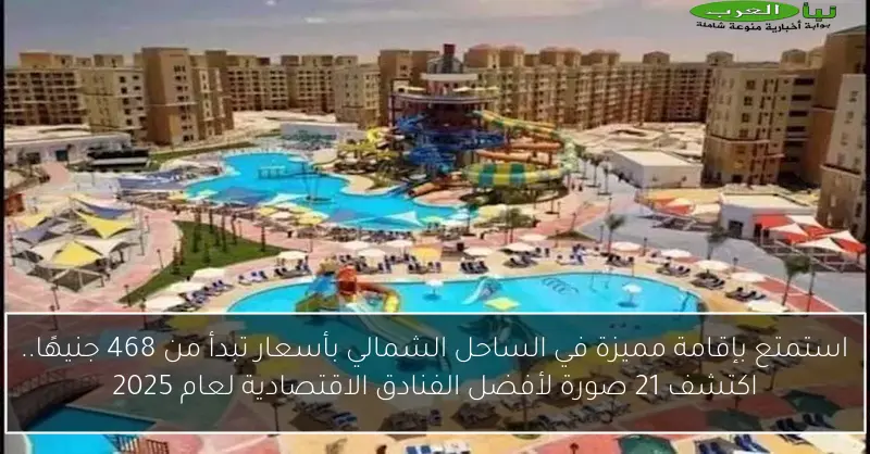 استمتع بإقامة مميزة في الساحل الشمالي بأسعار تبدأ من 468 جنيهًا.. اكتشف 21 صورة لأفضل الفنادق الاقتصادية لعام 2025