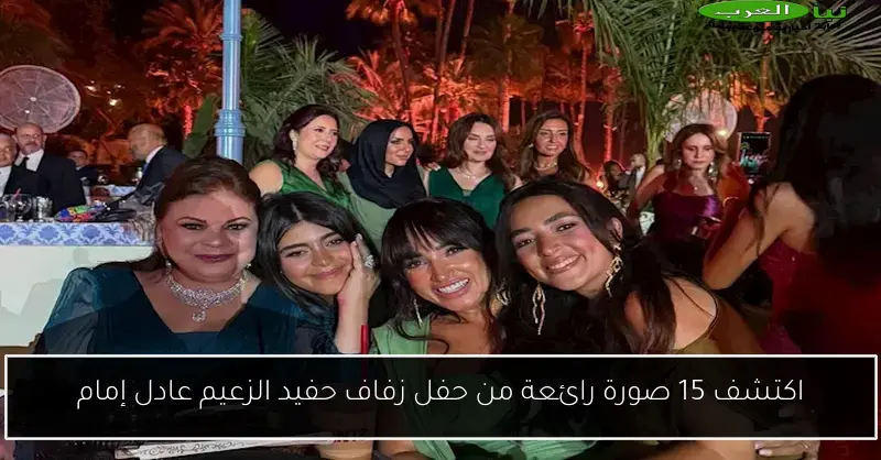 اكتشف 15 صورة رائعة من حفل زفاف حفيد الزعيم عادل إمام