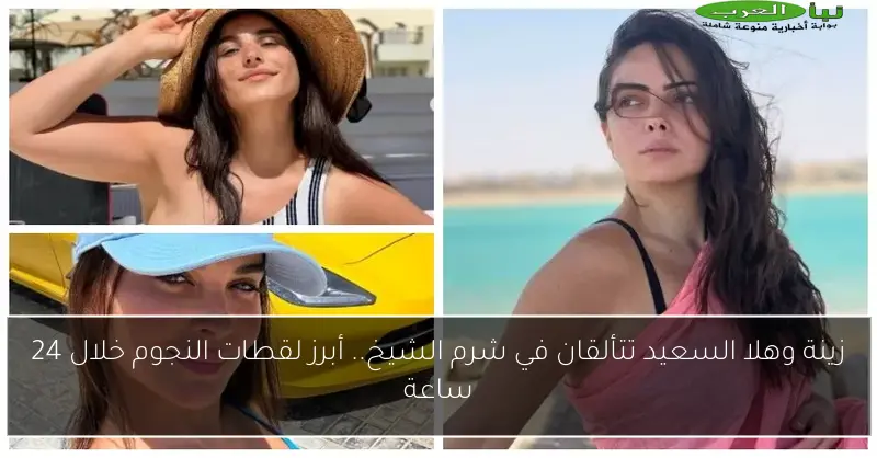 زينة وهلا السعيد تتألقان في شرم الشيخ.. أبرز لقطات النجوم خلال 24 ساعة