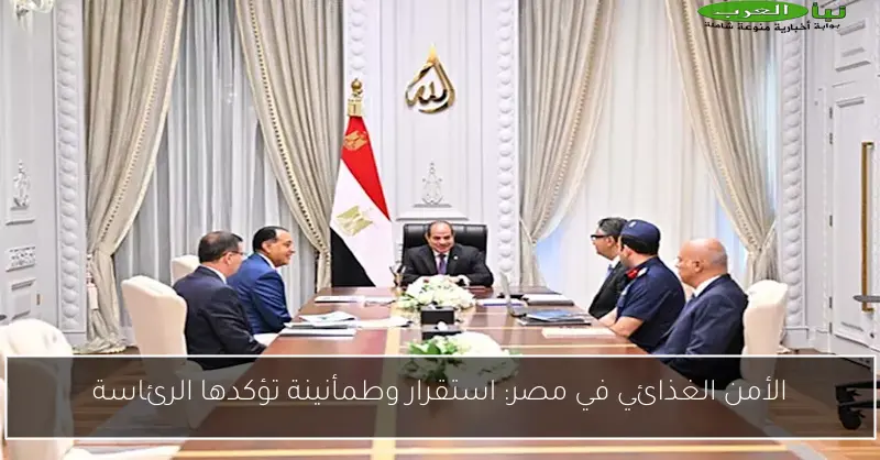 الأمن الغذائي في مصر: استقرار وطمأنينة تؤكدها الرئاسة