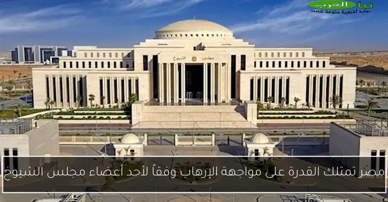 مصر تمتلك القدرة على مواجهة الإرهاب وفقاً لأحد أعضاء مجلس الشيوخ