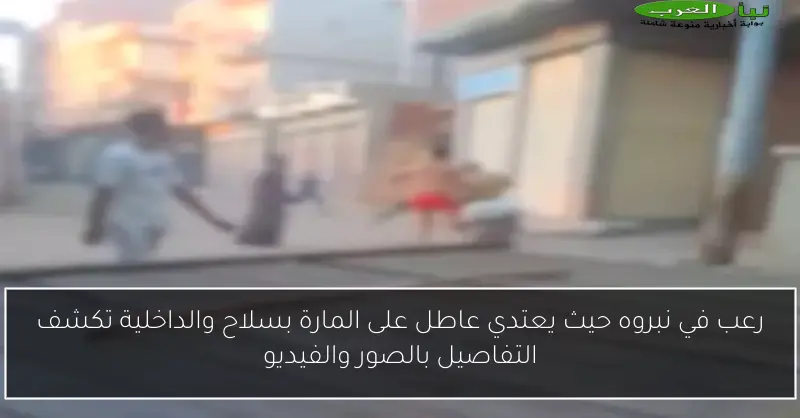 رعب في نبروه حيث يعتدي عاطل على المارة بسلاح والداخلية تكشف التفاصيل بالصور والفيديو