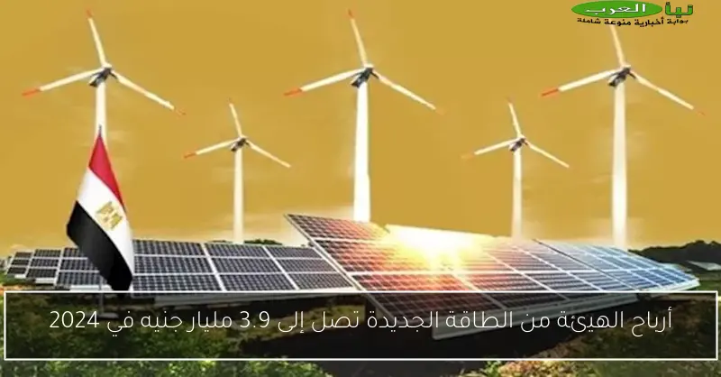 أرباح الهيئة من الطاقة الجديدة تصل إلى 3.9 مليار جنيه في 2024