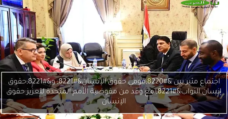 اجتماع مثير بين “قومي حقوق الإنسان” و”حقوق إنسان النواب” مع وفد من مفوضية الأمم المتحدة لتعزيز حقوق الإنسان