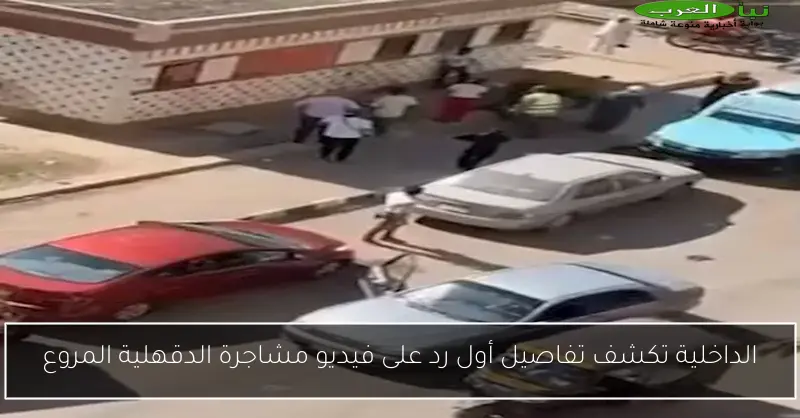 الداخلية تكشف تفاصيل أول رد على فيديو مشاجرة الدقهلية المروع