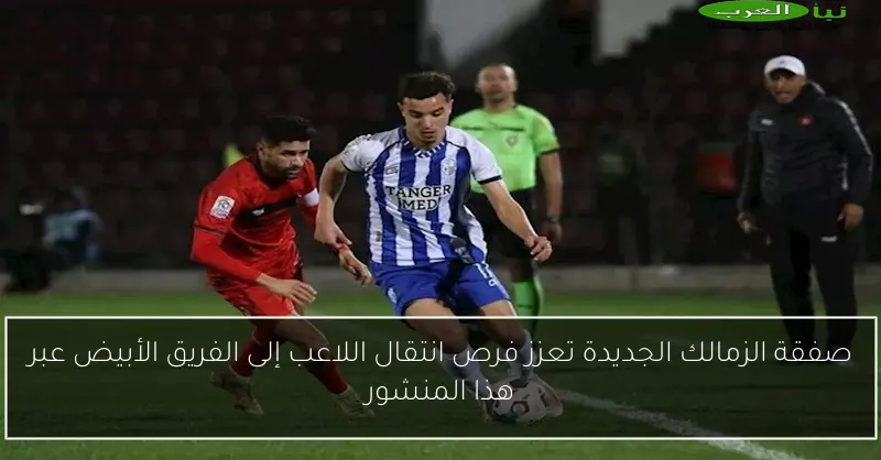 صفقة الزمالك الجديدة تعزز فرص انتقال اللاعب إلى الفريق الأبيض عبر هذا المنشور