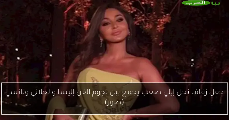 حفل زفاف نجل إيلي صعب يجمع بين نجوم الفن إليسا والحلاني ونانسي (صور)