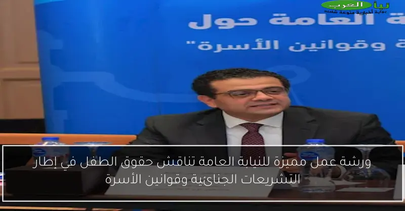 ورشة عمل مميزة للنيابة العامة تناقش حقوق الطفل في إطار التشريعات الجنائية وقوانين الأسرة