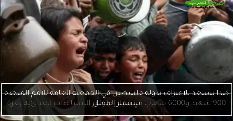 كندا تستعد للاعتراف بدولة فلسطين في الجمعية العامة للأمم المتحدة سبتمبر المقبل