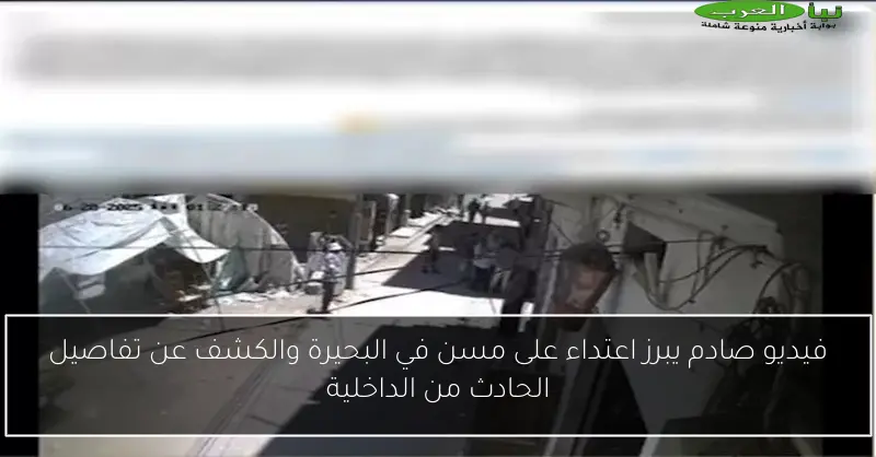 فيديو صادم يبرز اعتداء على مسن في البحيرة والكشف عن تفاصيل الحادث من الداخلية