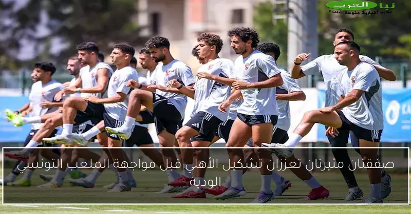 صفقتان مثيرتان تعززان تشكيل الأهلي قبل مواجهة الملعب التونسي الودية