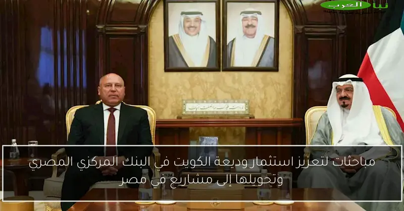 مباحثات لتعزيز استثمار وديعة الكويت في البنك المركزي المصري وتحويلها إلى مشاريع في مصر