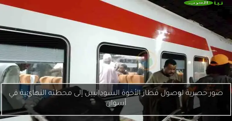 صور حصرية لوصول قطار الأخوة السودانيين إلى محطته النهائية في أسوان