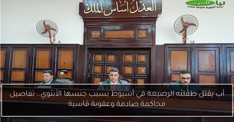 أب يقتل طفلته الرضيعة في أسيوط بسبب جنسها الأنثوي.. تفاصيل محاكمة صادمة وعقوبة قاسية