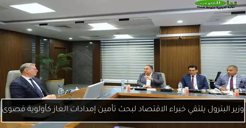وزير البترول يلتقي خبراء الاقتصاد لبحث تأمين إمدادات الغاز كأولوية قصوى