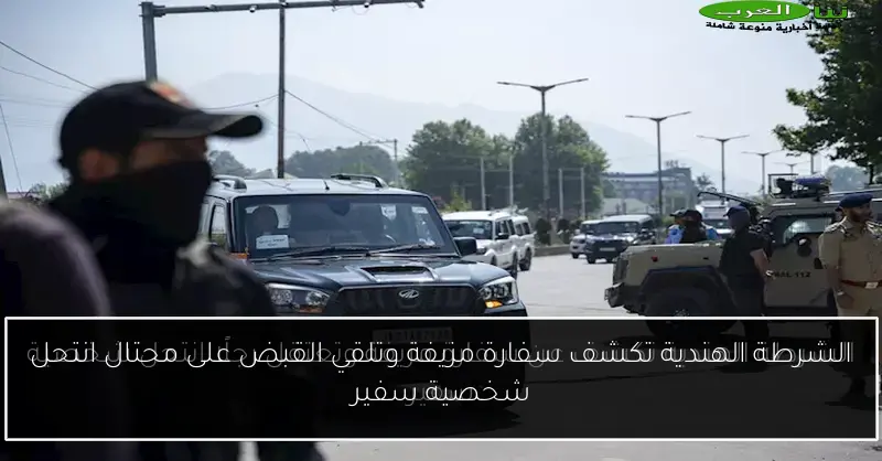 الشرطة الهندية تكشف سفارة مزيفة وتلقي القبض على محتال انتحل شخصية سفير