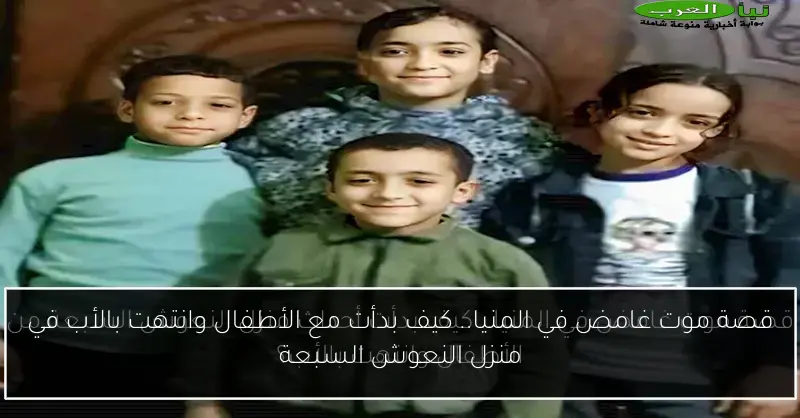 قصة موت غامض في المنيا.. كيف بدأت مع الأطفال وانتهت بالأب في منزل النعوش السبعة