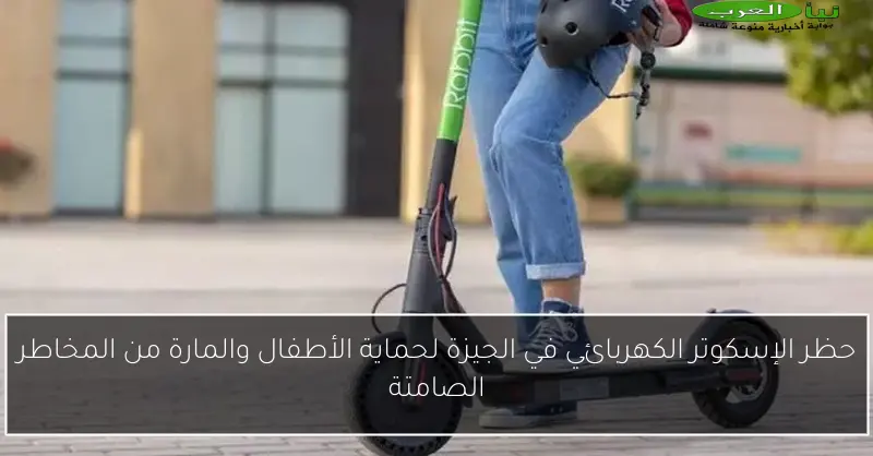 حظر الإسكوتر الكهربائي في الجيزة لحماية الأطفال والمارة من المخاطر الصامتة