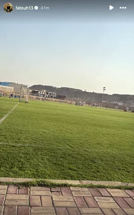 أحمد فتوح يشارك ستوري من تدريباته بالزمالك (1)