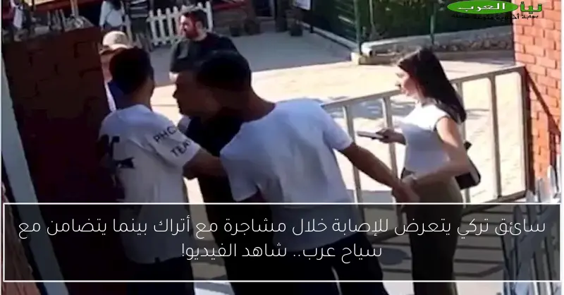سائق تركي يتعرض للإصابة خلال مشاجرة مع أتراك بينما يتضامن مع سياح عرب.. شاهد الفيديو!