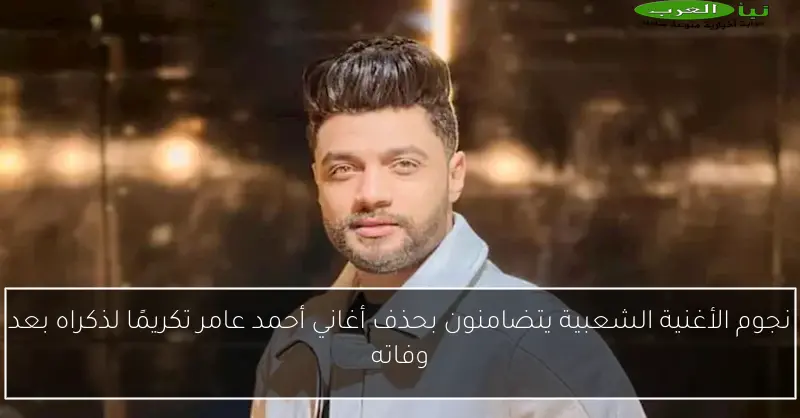 نجوم الأغنية الشعبية يتضامنون بحذف أغاني أحمد عامر تكريمًا لذكراه بعد وفاته